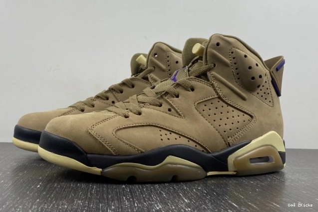 602 Breathable Brown (Women's)  Gore-Tex Retro Kelp 6 Jordan FD1643-300 0824